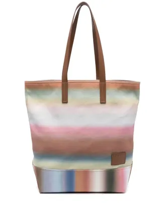 Paul Smith striped tote bag - Brown