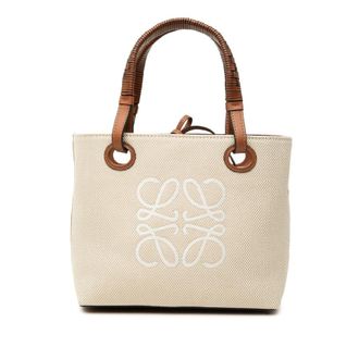 Loewe Pre-owned Loewe Mini Canvas Anagram Tote Ladies JSSLFLNKIFO2KF5D