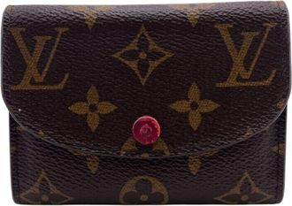 Louis Vuitton Brown Leather Coin Purse/Coin Case (Pre-Owned)