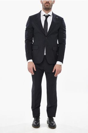 Corneliani CC COLLECTION Virgin Wool Suit RETAILORED with Flap Pockets size 50