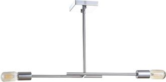 Jonathan Y Designs Jonathan Y Turing 30.5In Adjustable Metal Led Linear Pendant