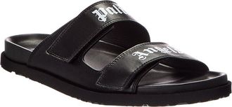 Palm Angels Logo Leather Sandal