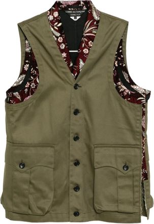 Comme Des Gar&ccedil;ons Blazer con ricamo - Verde