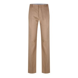 Off-white Mens Off White Tags Cashmere Slim Pants in Camel viscose - Size X-Large