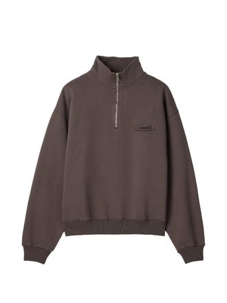 Jacquemus Half-Zip High-Collar Sweater