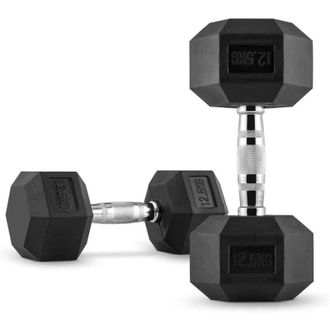 Trade Shop Trade Shop - Coppia Di Manubri In Vinile Da 12,5kg Ognuno Manubri Pesi Palestra Fitness Sport