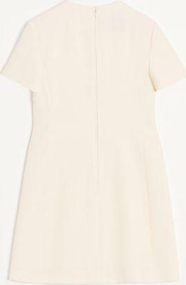 Valentino Abito Corto In Crepe Couture Donna AVORIO 36