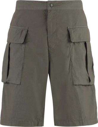 Aspesi Casual Shorts - Heren - Korte Broeken - Grijs - L - Katoen - Korte Broeken