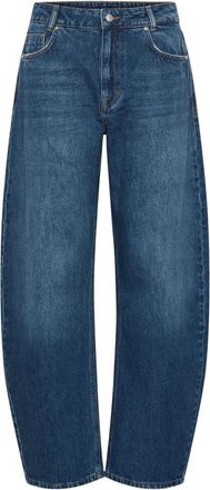 MY ESSENTIAL WARDROBE Barrel MWRemmie 174 - Dames - Loose Fit Jeans - Blauw - W32 L31 - Katoen - Jeans