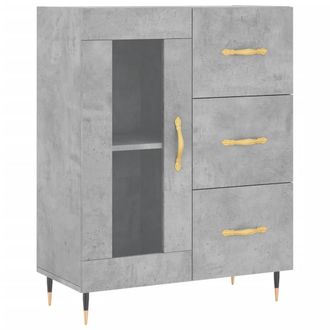 Berkfield Home Sideboard Concrete Grey 69.5x34x90 cm Engineered Wood