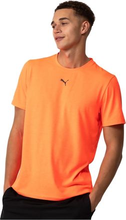 Puma Puma Mens Train All Day Essentials Heather T-Shirt Glowing Red S