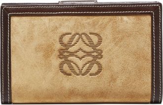 Loewe Beige Suede Wallet (Bi-Fold) (Pre-Owned)
