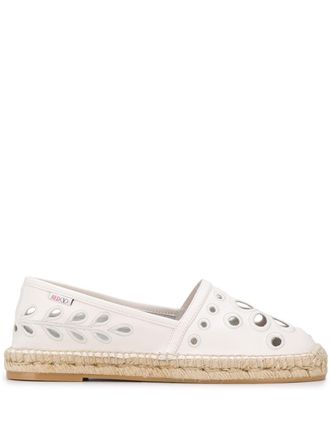 Red(v) Espadrilles Red-Eden con ricamo - Bianco