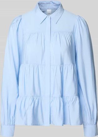 Vero Moda Regular Fit Hemdbluse aus Viskose-Mix Modell Pala in Hellblau, Gr&ouml;&szlig;e XL