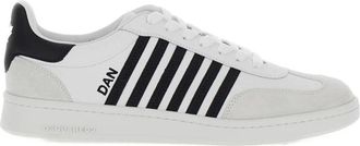 Dsquared2 Witte Sneakers - Heren - Sneakers - Veelkleurig - 41 EU - Leer - Schoenen