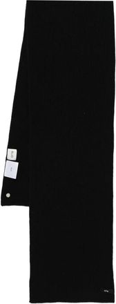 Arte Zwart Label Sjaal - Heren - Wintersjaals - Zwart - ONE Size - Accessoires