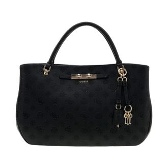 Guess Carmella Handtas - Dames - Tassen - Zwart - Maat: ONE Size Leer