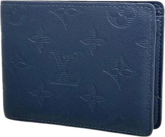 Louis Vuitton Pre-owned Portafogli per banconote (bi-fold) - - Pre-owned - Uomo - Blu - ONE SIZE