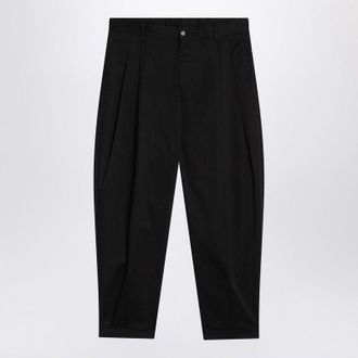 Dolce & Gabbana Mens Black Stretch Gabardine Pant Cotton - Size EU 50 (Mens)