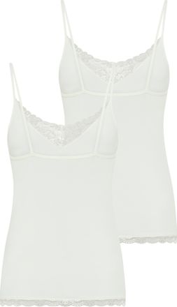 Ysabel Mora Spaghettitop YSABEL MORA, Damen, Gr. XXL, champagne, Mikrofaser, Obermaterial: 90% Polyamid, 10% Elasthan, figurbetont h&uuml;ftlang, V-Ausschnitt, Tops Sp