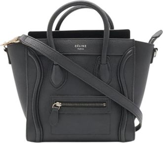 Celine Pre-owned Vintage Schoudertas - Dames - Vintage Handtas - Zwart - ONE Size - Leer - Vintage