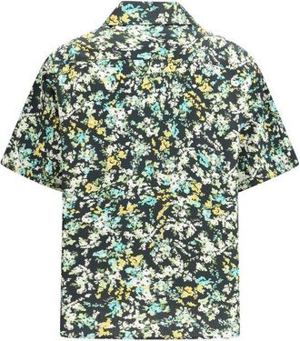 Valentino Mens Multicolor Cotton Pattern Shirt