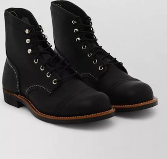Red Wing Shoes leather iron ranger ankle boots