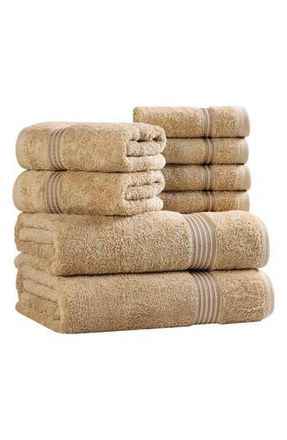 Superior Egyptian Cotton Highly Absorbent Solid 8-Piece Towel Set in Toast at Nordstrom Rack, Size 8 Piece Set