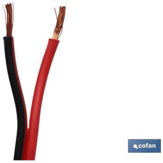 cofan Rollo 100m Cable Paralelo Rojo/negro (2x1,5)
