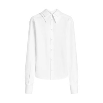Dolce & Gabbana Camisa de popelina de algod&oacute;n - Blouses & Shirts - Mujer - Blanco - M