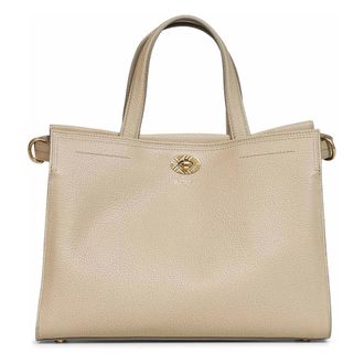 Burberry Bolso tote peque&ntilde;o Cotswolds Check - Bags - Mujer - Beige - ONE SIZE