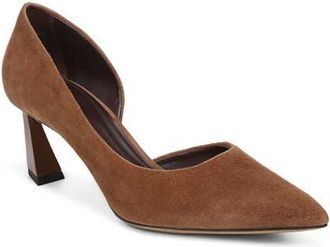 Franco Sarto Tawny Pointed Toe Pump in Brown Suede at Nordstrom, Size 7.5