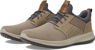 Skechers Classic Fit Delson Camben Mens Shoes Taupe : 10.5 D - Medium, Synthetic/Textile