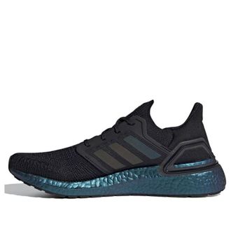 adidas UltraBoost 20 Black Signal Cyan FV8319