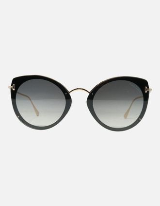 Tom Ford Womens Tom Ford Jess Ft0683 01B Rose Gold Sunglasses - Size: ONE size