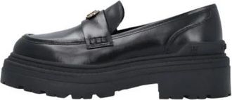 Pinko MIA Moccasin - Dames - Loafers - Zwart - 40 EU - Leer - Schoenen
