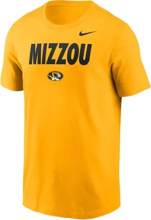 Nike Mens College (Missouri) Dri-FIT T-Shirt in Yellow | IW0589-739