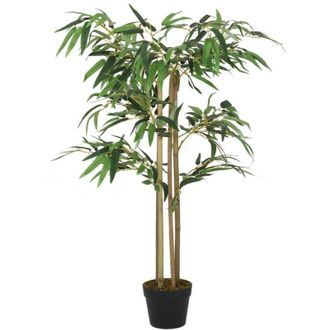 vidaXL Rbol De Bamb&uacute; Artificial Con 760 Hojas Verde 120 Cm Vidaxl
