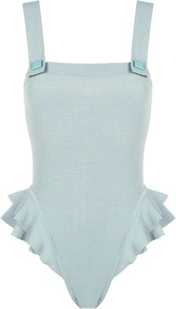 Clube Bossa Barres one-piece swimsuit - women - Polyamide/Rayon/Elastane - PP - Blue