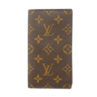 Louis Vuitton Vintage, unisex, Bruin, ONE Size, Pre-owned Vintage Canvas Portemonnee