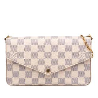 Louis Vuitton Pre-owned Cross Body Bags, female, White, Size: ONE SIZE Pre-owned Vintage Cross Body Bag