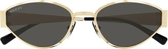 Gucci Sunglasses Gg1853 S 001 Gold/Gray Women