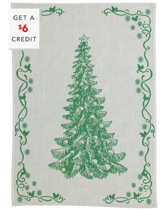 Vietri Vietri Set Of 2 Strofinaccio Tree Dish Towels With $6 Credit