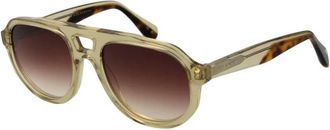 Ted Baker Acetate Vierkant Montuur Zonnebril - Heren - Zonnebrillen - Groen - ONE Size - Accessoires