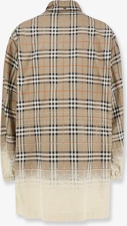 Burberry Mens Cotton Coat Lancaster Beige