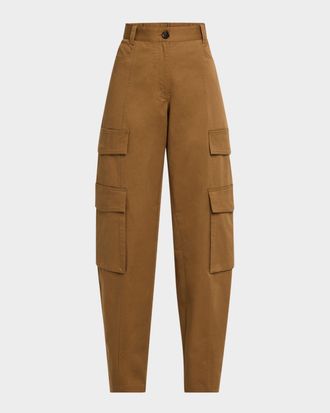 FLATLUX Doom Cargo Eazy Pants コーデュロイ　茶色 TUCK WIDE GURKHA CORDUROY PANTS / タックワイドグルカ