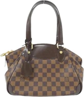 Louis Vuitton Pre-owned Handbags, female, Brown, Size: ONE SIZE Pre-owned Canvas Handbag