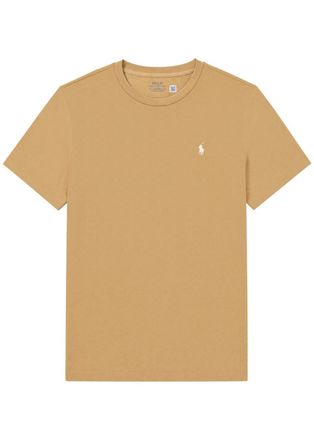 Polo Ralph Lauren Logo-embroidered Cotton T-shirt - Tan - Xxl
