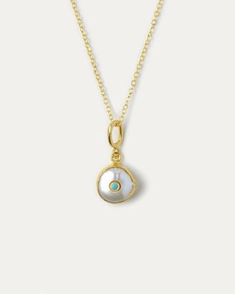 Ottoman Hands Amalfi Pearl Pendant Necklace in Gold at Nordstrom