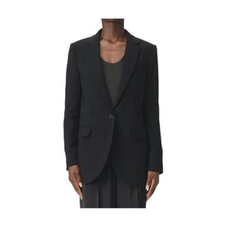 Michael Kors Blazers, female, Black, Size: XS Double-Breasted Blazer